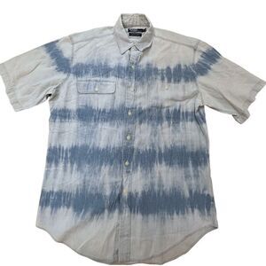 Polo Ralph Lauren ~ Short Sleeved Dungaree Workshirt ~ 100% Cotton ~size  Med